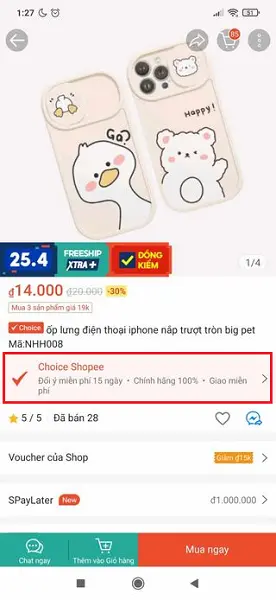 Bí kíp mua hàng Shopee Choice nhận ưu đãi khủng