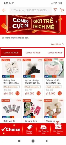 Bí kíp mua hàng Shopee Choice nhận ưu đãi khủng