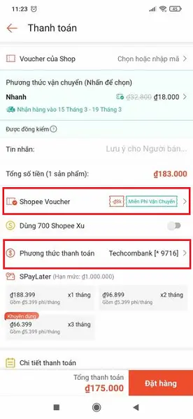 Hướng dẫn cách mua đồ/đặt hàng trên Shopee cho người mới