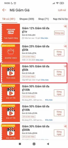 Mã Shopee Video Tick Vàng là gì? Làm sao để dùng được?