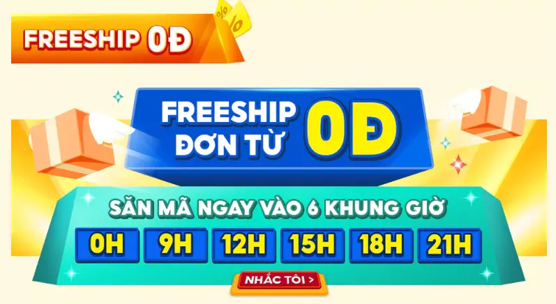 Shopee 15.4: FreeShip 0Đ, Shopee Video Giảm 50%