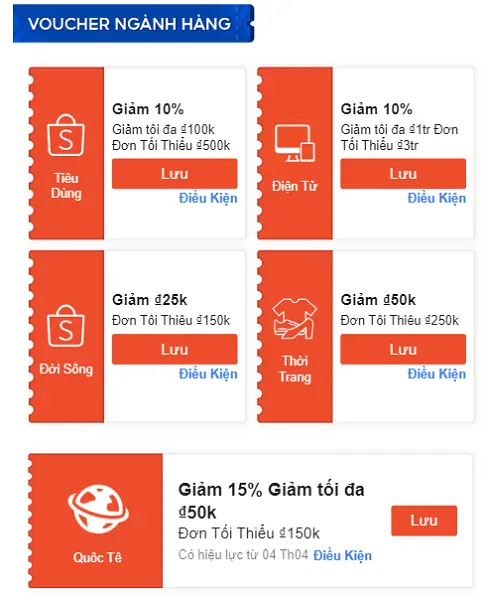 Shopee 4.4: Voucher Shopee Video 50%, Shopee Live Siêu Rẻ