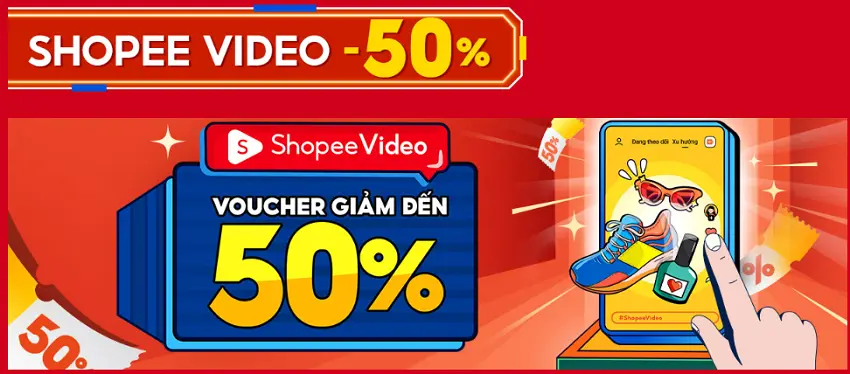 Shopee 5.5: Voucher 2 triệu, FreeShip 0Đ, Shopee Video Giảm 50%