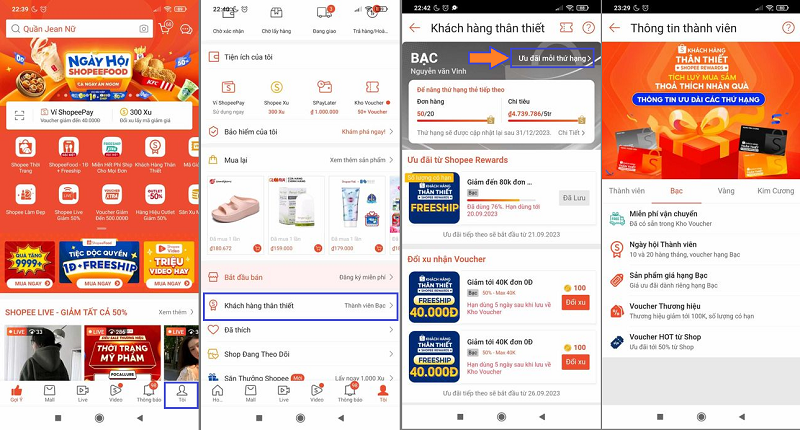 Shopee Rewards là gì? Các hạng thành viên Shopee