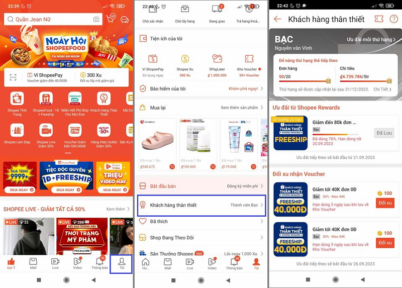 Shopee Rewards là gì? Các hạng thành viên Shopee