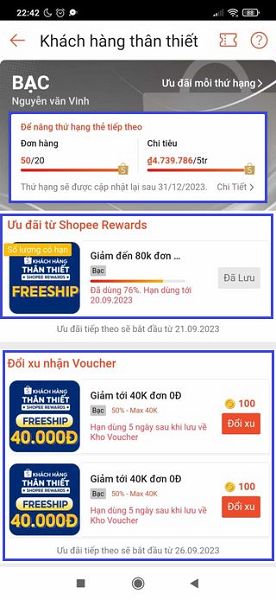 Shopee Rewards là gì? Các hạng thành viên Shopee